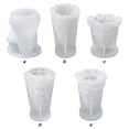 thumbnail image 2 of Toystoory aromática de Navidad, molde de silicona para velas, cubo, molde liso, artesanía de cerámica, decoración de Festival, suministros para Kits para hacer jabón Tipo 3 Toystoory HA009043-03, 2 of 6