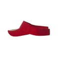 thumbnail image 3 of Solid Adjustable Blank Visor, Red, 3 of 3