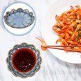 thumbnail image 2 of Flower Shape Snack Dish Ceramic Side Dish Plate Seasoning Sauce Dipping Bowl, 2 of 8