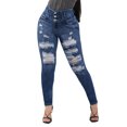 thumbnail image 1 of Pantalón Colombiano NYK Skinny Rotos N4787M Tiro Alto Mujer, 1 of 6