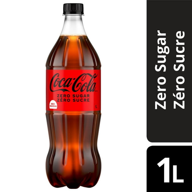 Coca-Cola zéro sucre 1L Bouteille Bouteille de 1&nbsp;L