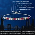 thumbnail image 2 of Gem Stone King 925 Silver and 10K Yellow Gold White Moissanite and Red Ruby Bracelet for Women | 2.32 Cttw | Gemstone Birthstone | Round 4MM | Adjustable up to 9 inch, 2 of 7