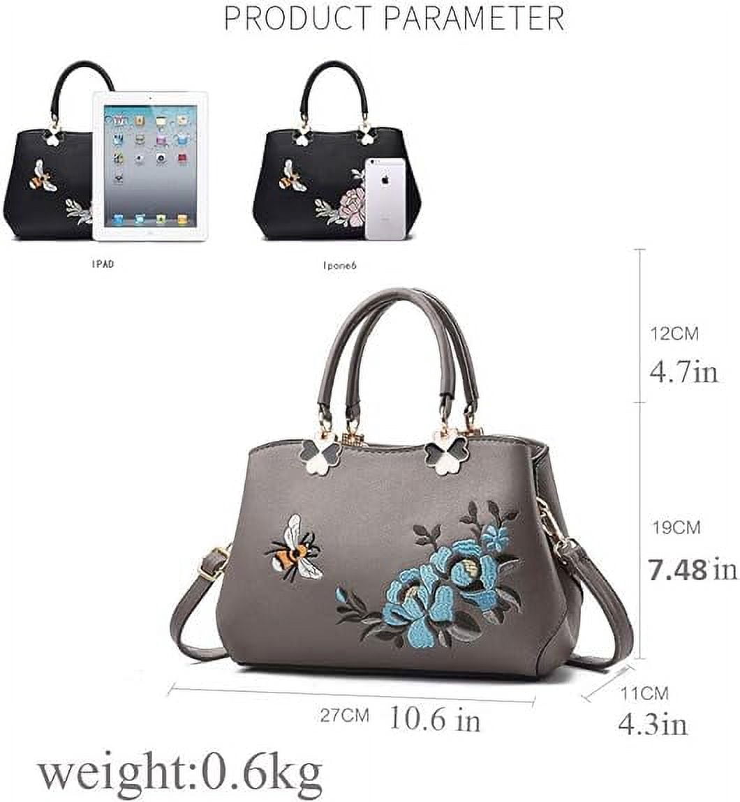 Purses and Handbags for Women, Tote Shoulder Bag Leather Satchel Top Handle for Ladies