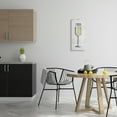 thumbnail image 2 of Stupell Industries Champagne Flute Rustic Kitchen Distressed Stripes Canvas Wall Art by Milli Villa, 2 of 6
