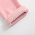 thumbnail image 4 of uublik Toddler Pants Warmth Solid Colour Fleece Lined Elastic Waist Lounge Pants, 4 of 5