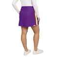 thumbnail image 5 of Women's WEAR by Erin Andrews Purple Minnesota Vikings Stripe Skort, 5 of 5