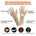 thumbnail image 5 of AMZAM Compression Arthritis Gloves for Unisex, Wrist & Thumb Sleeves, Beige XL, 5 of 6