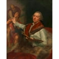 thumbnail image 3 of Anton Von Maron 15x18 Black Modern Framed Museum Art Print Titled - Self -Portrait Anton Von Maron (1787), 3 of 5