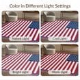 thumbnail image 7 of ODIKA 8'x10' Washable Area Rug Non-Shedding, Easy Care, Striped Motif Border Independence Welcome July Patriotic Door Playful Expressive for King Size Bedroom Under Bed, Master Suite, 7 of 7