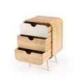 thumbnail image 3 of Butler Specialty Danville Beige Mango Wood  Modern End Table With Storage, 3 of 9
