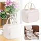 thumbnail image 1 of Bolsa de cosméticos grande con compartimentos, organizador de maquillaje, neceser de viaje para mujeres y niñas, almacenamiento de maquillaje, 1 of 7