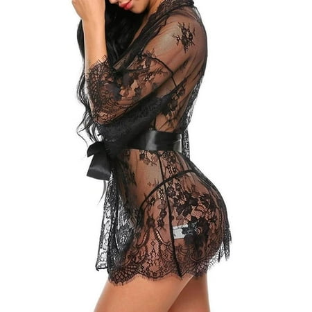 Women s Nightgowns Womens Babydoll Dress Black Lingerie Lace Lingerie For Women Women Lingerie