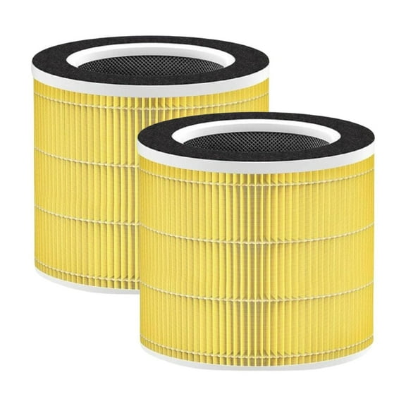 Nispira 4-in-1 True HEPA Activated Carbon Replacement Filter For RENPHO RP-AP089 Air purifier RP-AP089W / RP-AP089B Part RP-AP089-F1, 2 Pack