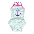 thumbnail image 1 of Baby Banz Tankini One-Piece Girls Swimsuit - Anchor (Size 1), 1 of 1