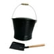 thumbnail image 2 of Cubo de cenizas para chimenea,Cubo de ceniza con tapa y pala práctico,Cubo para cenizas de chimenea,resistente y duradero,Cubos de carbón Accesorios Parrilla versátil,Herramientas para, 2 of 9
