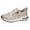 Gold, variant on Women's Fashion Platform Sneakers, Side Zipper Thick Heel Shoes for Everyday Comfort