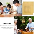 thumbnail image 5 of NUOLUX Wooden Go Game Board Set 2Pcs 12.6*11.8*0.1In For Adults Picnics, 5 of 6