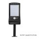 thumbnail image 4 of Luz de la lámpara de pared de la seguridad del jardín del patio al aire libre impermeable ultrafino del sensor del cuerpo del panel solar del LED Unbranded ZM02913, 4 of 8