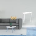 thumbnail image 2 of Asa de mueble,Tirador de latón con forma de lazo para muebles o armario,Mesita de noche rectangular,Mesa auxiliar de acrílico transparente,mesa auxiliar transparente de 2 niveles,Mesa, 2 of 8