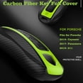 thumbnail image 5 of for 2017- Porsche Cayenne Panamera 911 Carbon Fiber Key Fob Cover Case Keychain, 5 of 11