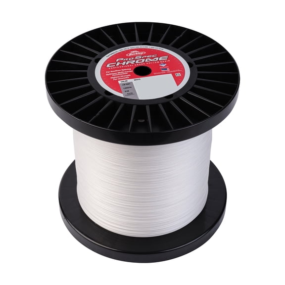 Berkley ProSpec® Chrome Premium Hollow Braid Fishing Line, Cabo White, 180 lb Test Strength, 3000 yd