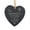 Slate Black (Design 2), variant on Darling Souvenir MADE WITH LOVE Personalized Initial Couple Names Arrow Engraved Slate Gift Hanging Christmas Tree Ornament With String