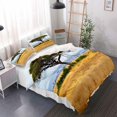 thumbnail image 2 of Ensembles de Literie 2 Pcs, Prairie Africaine Tropicale avec Fermeture Éclair Primitive, 2 of 4