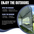 thumbnail image 2 of Sunshade Sidewall with Mesh Window for 10x10   Canopy - Navy with Silver Coating, 2 of 8