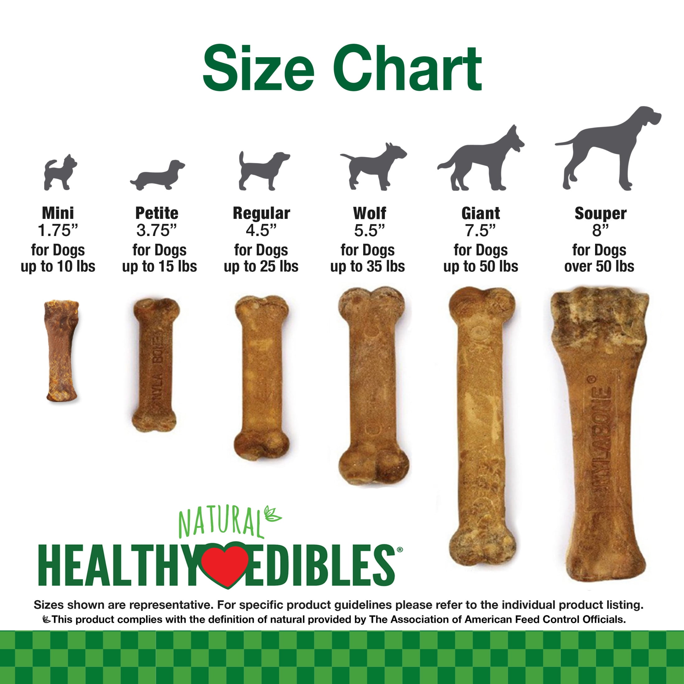 Nylabone Healthy Edibles Natural Dog Treats, Long Lasting Dog Bones, Roast Beef & Chicken Flavor Dog Treats, For X-Small Dogs (34 Count)