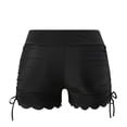 thumbnail image 3 of UJNDER Womens Swim Shorts High Waisted Swim Bottoms with Soft Liner for Comfort and Beach Coverage Swim Bottoms for Women Black_003 L, 3 of 9