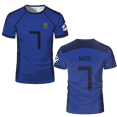 thumbnail image 3 of Blue Lock Anime T Shirts 2024 Summer Mens Short Sleeved Cartoon Football Jersey T-shirt Adults Kids Soccer Isagi Cosplay Uniform, 3 of 16