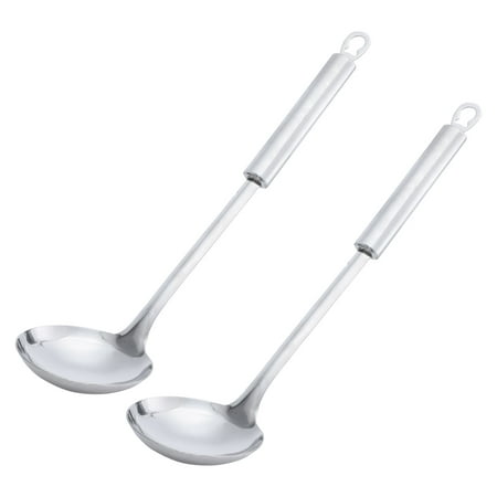 

Uxcell 11 Length Long Handle Spoon Chef Cooking Kitchen Utensil Stainless Steel Silver Tone