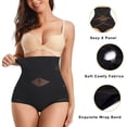 thumbnail image 6 of Irisnaya Butt Lifter for Women Shapewear High Waist Panties Slim Body Shaper Tummy Trainer Seamless Underwear(Black XX-Large), 6 of 8