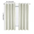 thumbnail image 3 of 2 Panels,Blackout Velvet Curtains with Grommet, Soft Luxury Thick Sunlight Dimming Heat Insulated Privacy Protect Velour Drapes for Bedroom and Dining Room, 3 of 8