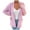 Pink, variant on Women's Sweaters Under $15 Cardigan Lightweight Casual Pockets Long Sleeve Casual Coat Cardigan Blouse