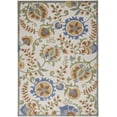 thumbnail image 2 of Nourison Aloha Indoor/Outdoor Ivory Blue 6' x 9' Area Rug (6x9), 2 of 10