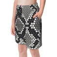 thumbnail image 6 of PAYOHTO Boy Swim Trunks X-Large Size 18-20 Teens Boy Beach Board Shorts Texture Snake Skin Quick Dry Bathing Suit Swimwear, 6 of 9