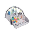thumbnail image 1 of PINGÜE® Bebés | Corral, gimnasio y tapete de juego 4 en 1 para bebé | Modelo Ocean Ball, con alberca de pelotas y actividades interactivas., 1 of 10