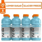 Gatorade G2 Thirst Quencher Lower Sugar Glacier Freeze Sports Drink, 20 fl oz, 8 Count Bottles