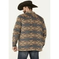 thumbnail image 4 of Rock & Roll Denim Men's And Southwestern Sherpa Lined Shirt Jacket Charcoal Large  US, 4 of 4