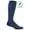 Navy, variant on Men's Featherweight No Cushion Compression Socks L/XL Black Multi