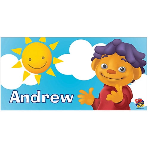 Personalized Sid the Science Kid Sunny Day Beach Towel