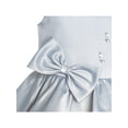 thumbnail image 6 of Girls Dress Gray Lustrous Satin Rhinestone Birthday Party 6 Years, 6 of 7
