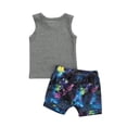 thumbnail image 3 of ITFABS Tenue pour Petits Garçons, Haut Sans Manches à Col Rond, Shorts, 3 of 9