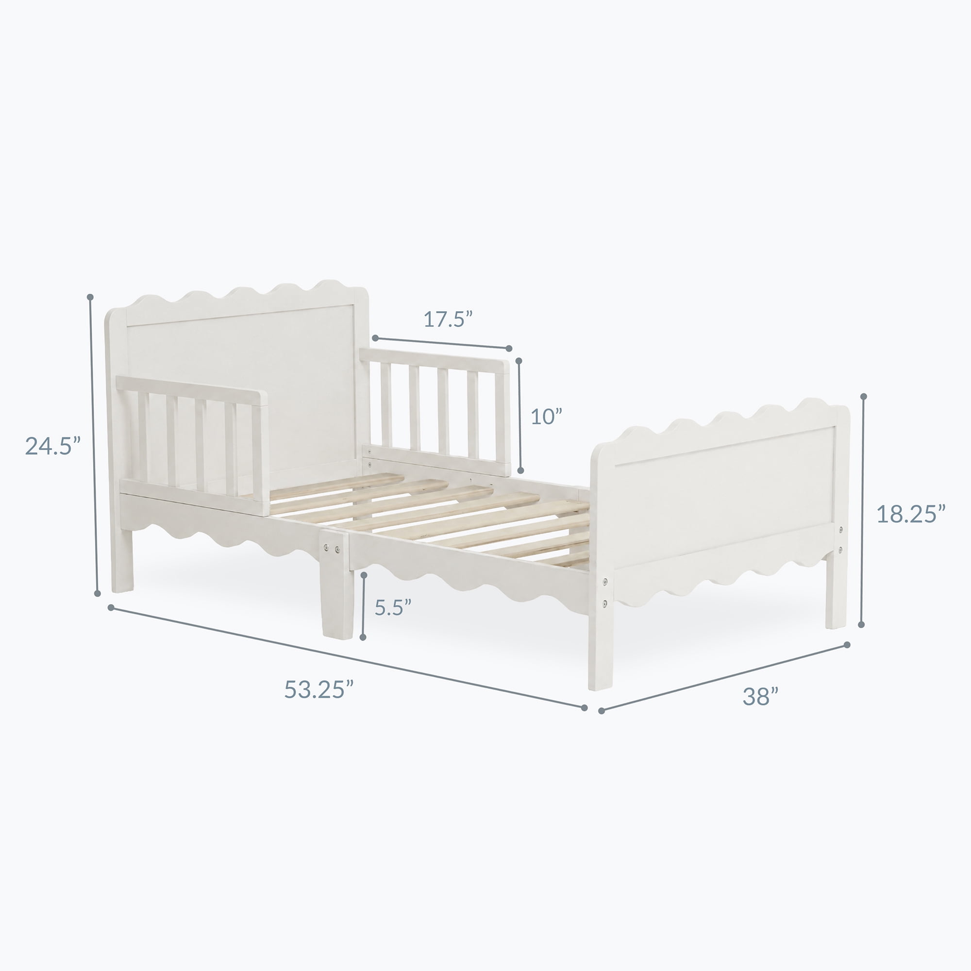 Dream On Me Maple Ridge Toddler Bed, Cannoli Cream
