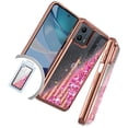 thumbnail image 5 of For Motorola Moto G 5G 2023 Liquid Glitter Phone Cover Case + Tempered Glass - Paris, 5 of 5