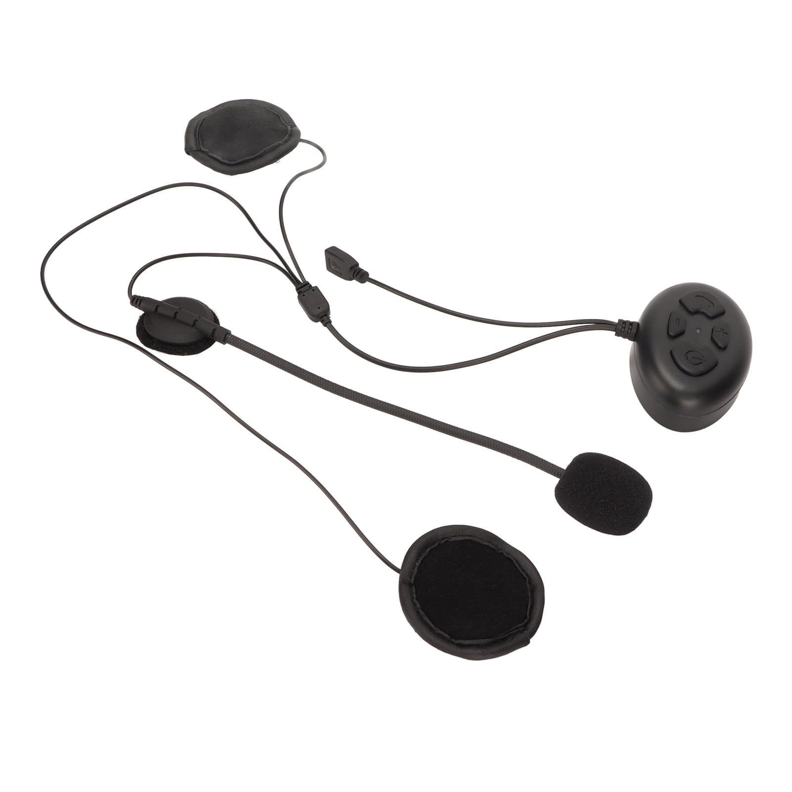 Helmet Bluetooth Headset Clear Calling Motorcycle Helmet Headphones with Microphone for Various Motorcycle Helmets