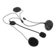 thumbnail image 2 of Helmet  Headset, Noise Cancellation Motorcycle Sports Headset Hands Free 4 Button Design Clear Calling With Microphone For Various Motorcycle Helmets, 2 of 8