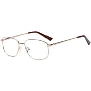 ADOLFO Men's Rx'able Eyeglasses, Colonel Gold Frames