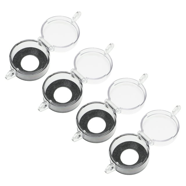 MasteelfCA 4Pcs Emergency Stop Button Protective Covers Dust Covers Signal Button Covers (Transparent Color)